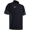 Under Armour Men's Black Motivate Short Sleeve Quarter Zip