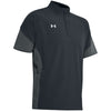 Under Armour Men's Stealth Grey Motivate Short Sleeve Quarter Zip