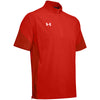 Under Armour Men's Dark Orange Motivate Short Sleeve Quarter Zip