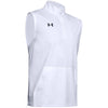 Under Armour Men's White Motivate Sleeveless Quarter Zip