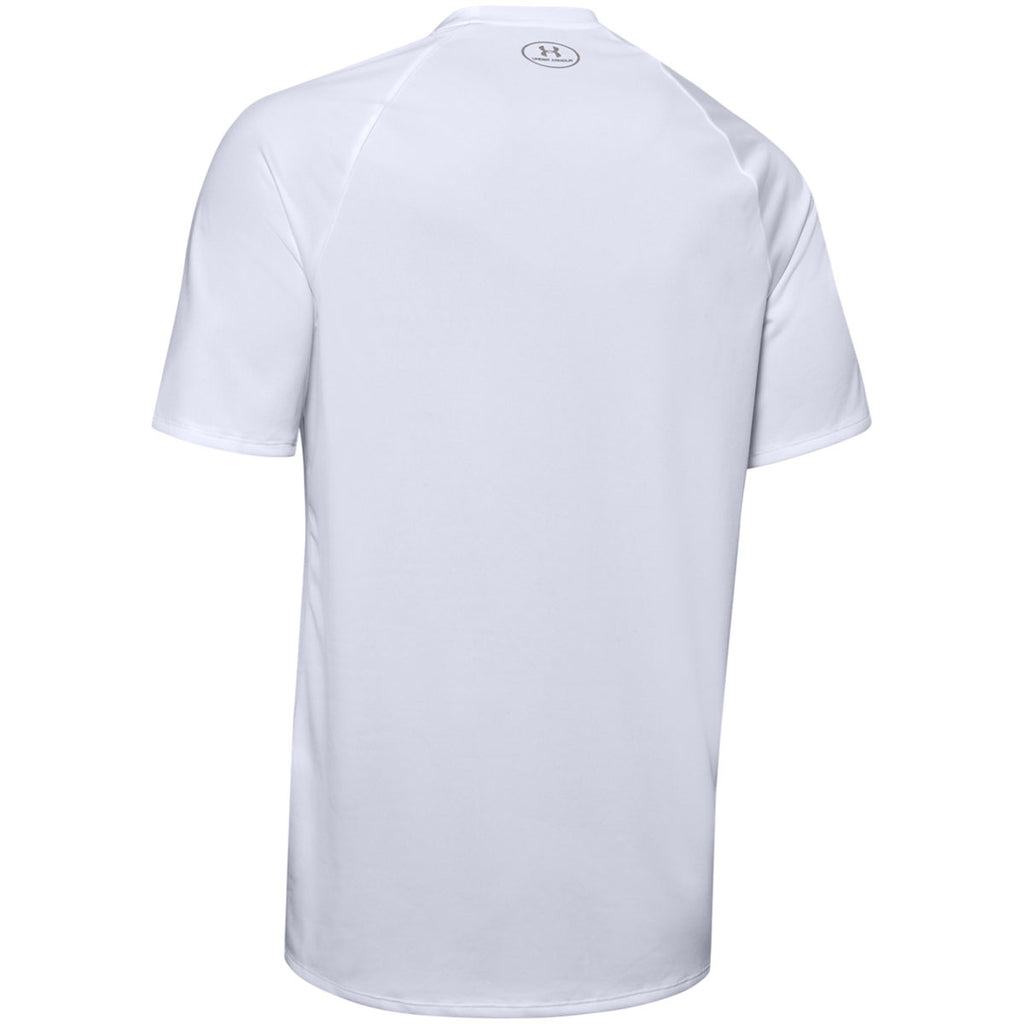 Under Armour Men's White Locker Novelty Short Sleeve Tee