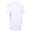 Under Armour Men's White Locker Short Sleeve 1/4 Zip