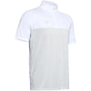 Under Armour Men's White Locker Short Sleeve 1/4 Zip