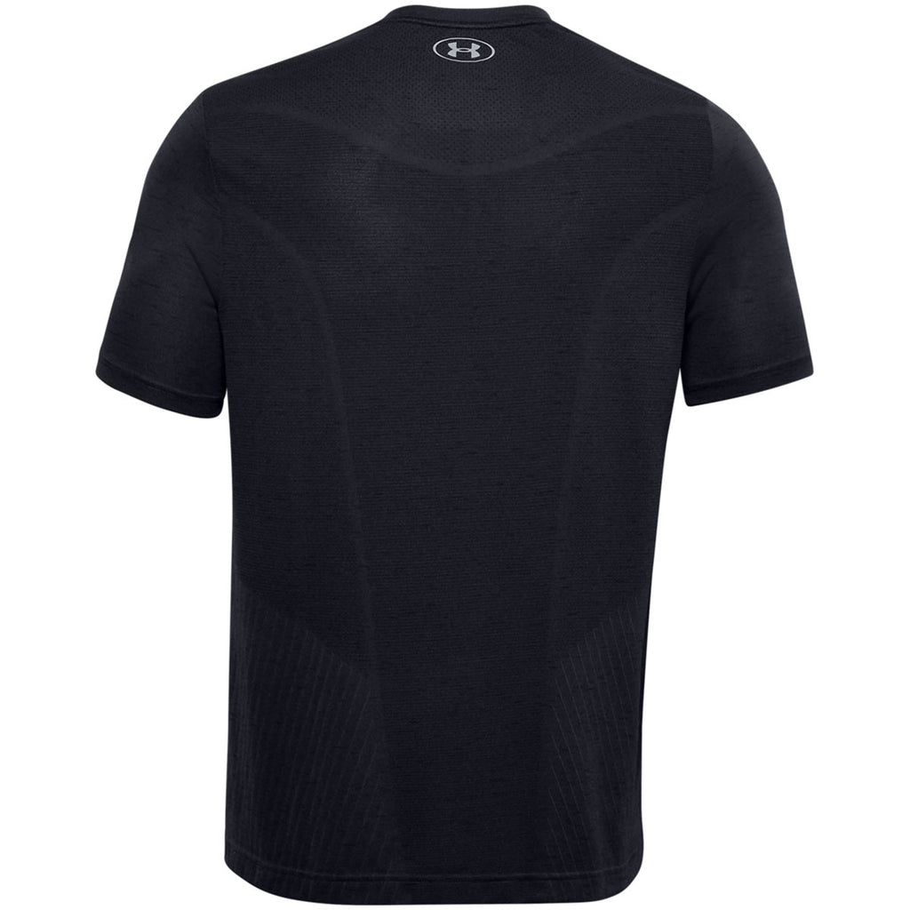 Under Armour Men's Black Seamless Short Sleeve Tee