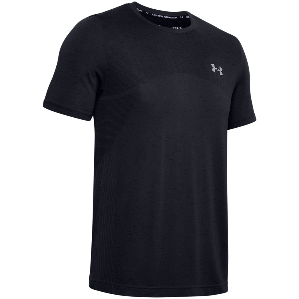 Under Armour Men's Black Seamless Short Sleeve Tee