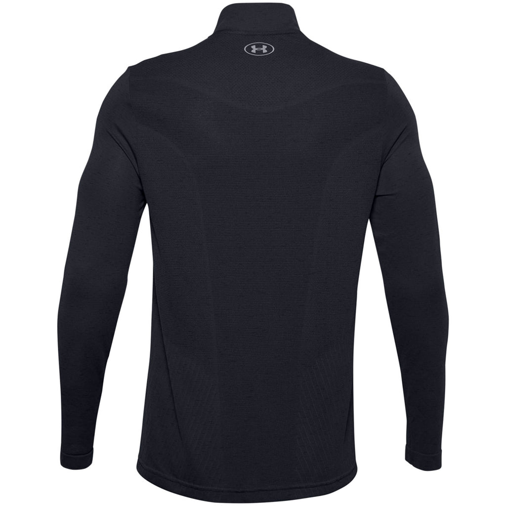 Under Armour Men's Black Seamless Half Zip