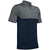 Under Armour Men's Pitch Grey Performance 2.0 Colorblock Polo