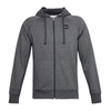 Under Armour Men's Pitch Gray Light Heather UA Rival Fleece Full Zip Hoodie