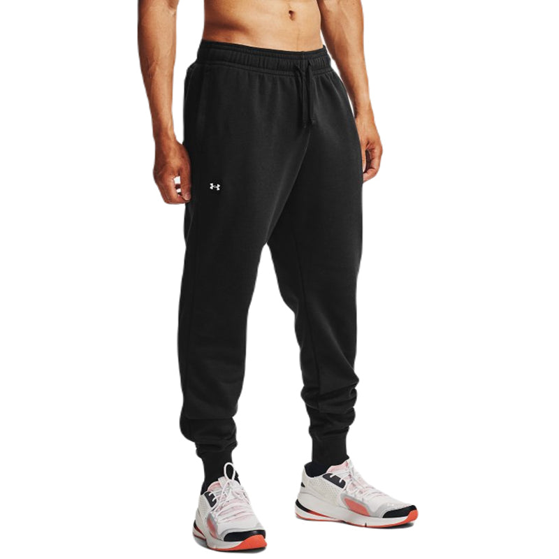 Under Armour Men's Black Rival Fleece Joggers