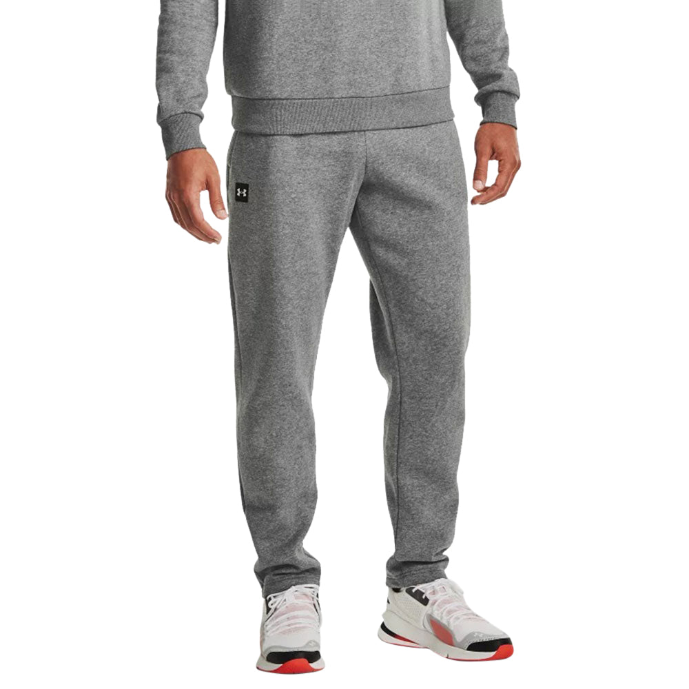 Under Armour Men's Pitch Grey Light Heather UA Rival Fleece Pant