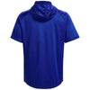 Under Armour Men's Royal/White Command Short Sleeve Hoodie