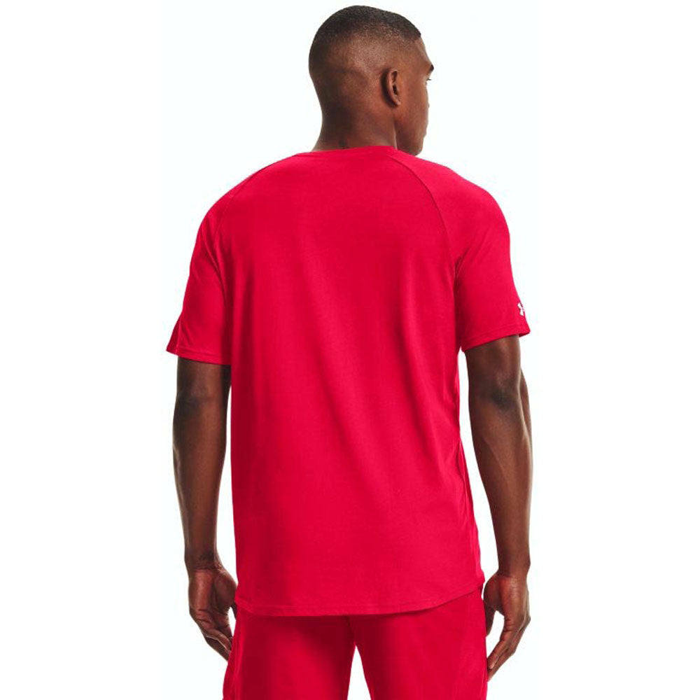 Under Armour Men's Red/White Athletics T-Shirt