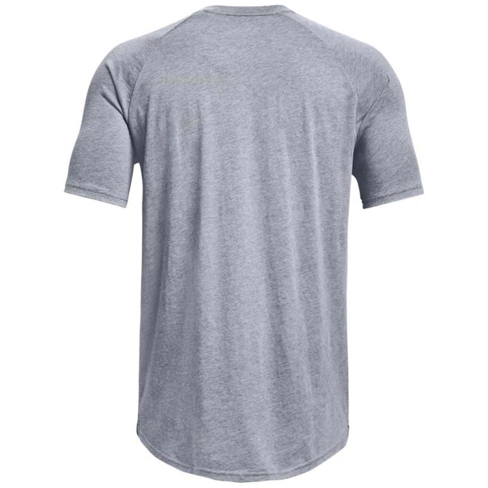 Under Armour Men's Steel Light Heather/White Athletics T-Shirt