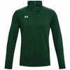 Under Armour Men's Forest Green/White Command 1/4 Zip