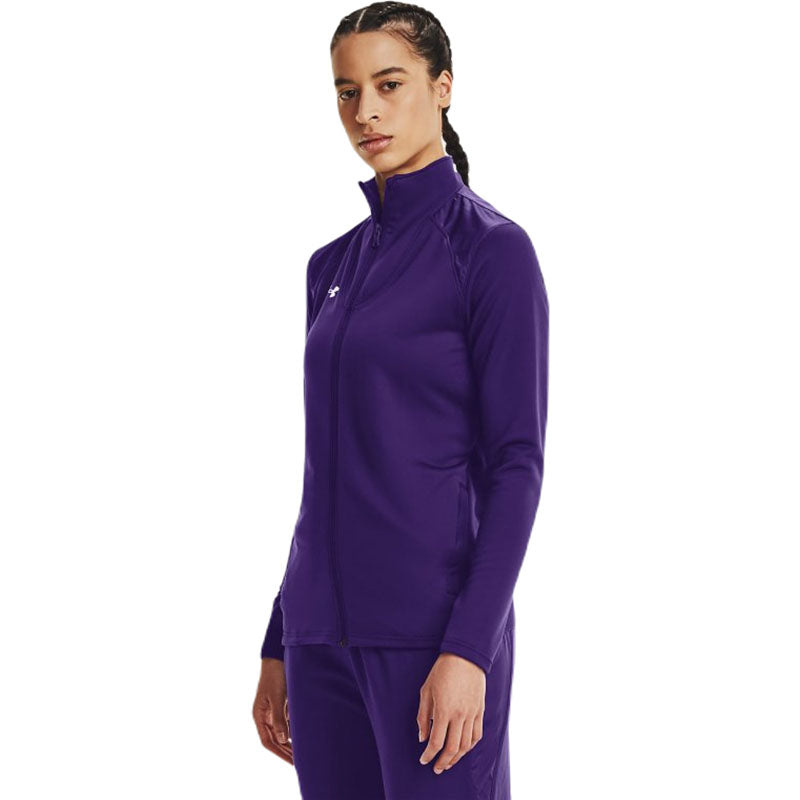 Under Armour Women's Purple/White Command Warm-Up Full-Zip