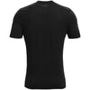 Under Armour Men's Black UA RUSH Seamless Short Sleeve