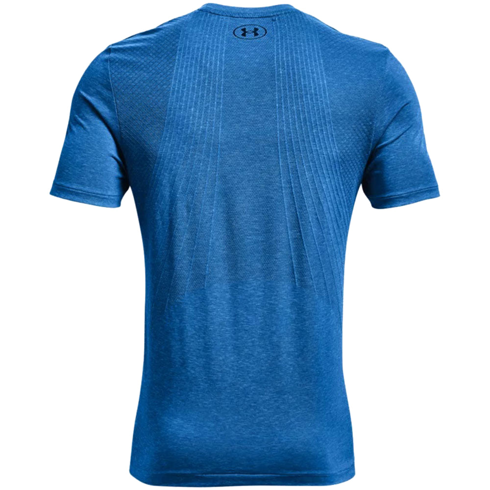 Under Armour Men's Blue Circuit UA RUSH Seamless Short Sleeve