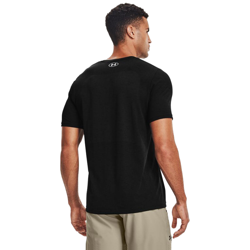 Under Armour Men's Black UA Seamless Short Sleeve