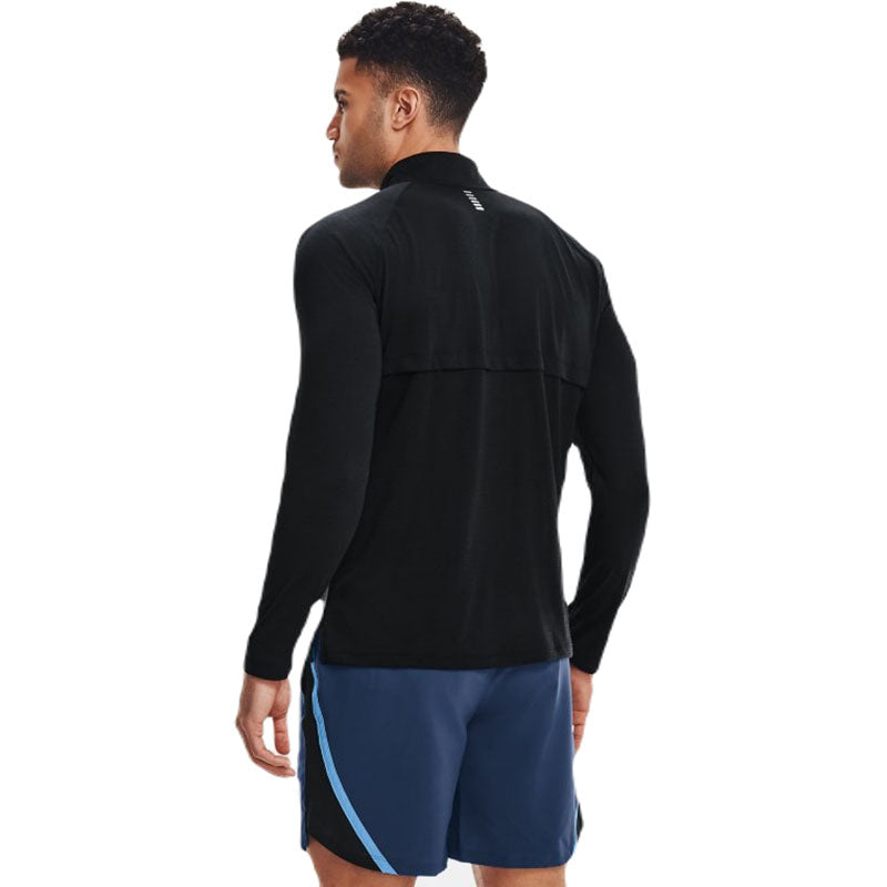 Under Armour Men's Black/Reflective Streaker Run Half Zip