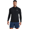 Under Armour Men's Black/Reflective Streaker Run Half Zip