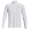 Under Armour Men's White/Reflective Streaker Run Half Zip