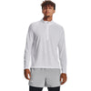 Under Armour Men's White/Reflective Streaker Run Half Zip