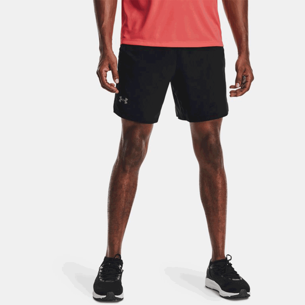 Under Armour Men's Black UA Launch Run 7" Shorts