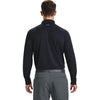 Under Armour Men's Black UA Performance Textured Long Sleeve Polo