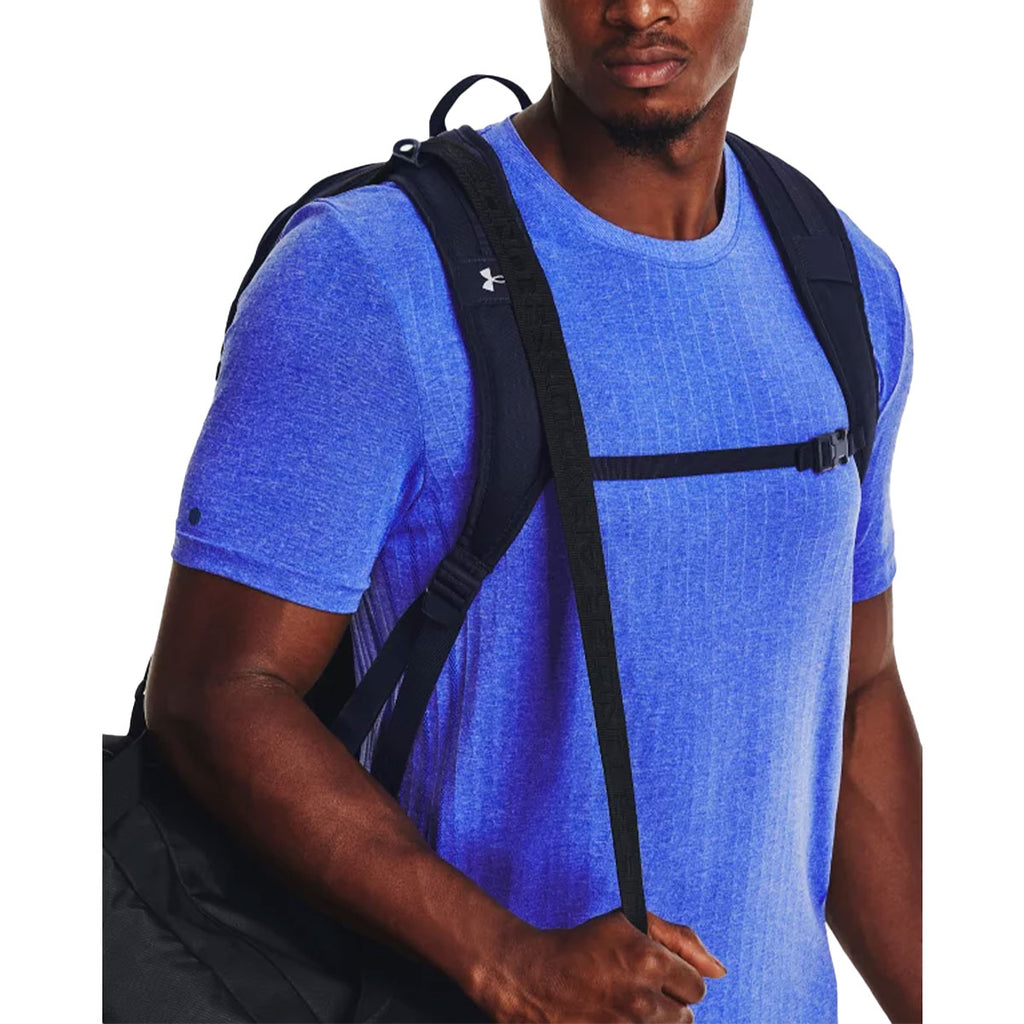 Under Armour Navy Hustle 5.0 Backpack