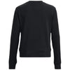 Under Armour Women's Black/White Rival Terry Crew