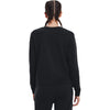 Under Armour Women's Black/White Rival Terry Crew