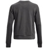 Under Armour Women's Jet Grey/Mod Grey/Black Rival Terry Crew