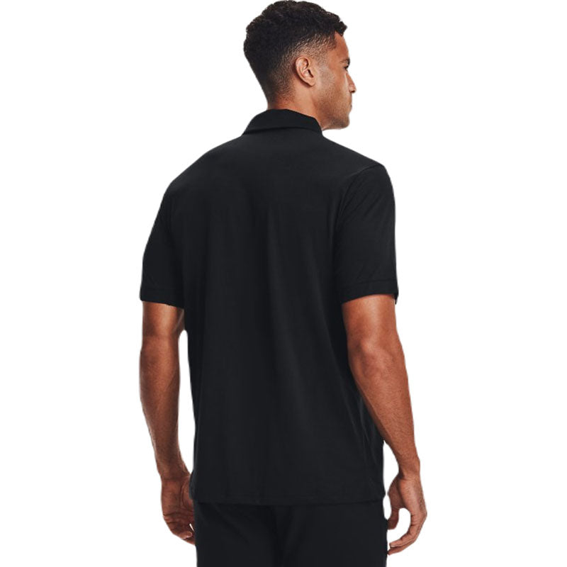 Under Armour Men's Black/White Title Polo