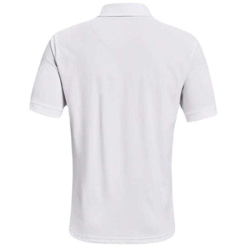 Under Armour Men's White/Mod Grey Title Polo