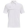 Under Armour Men's White/Mod Grey Title Polo