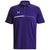 Under Armour Men's Purple/White Title Polo