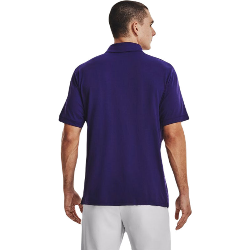 Under Armour Men's Purple/White Title Polo