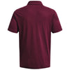 Under Armour Men's Maroon/White Title Polo