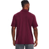 Under Armour Men's Maroon/White Title Polo