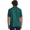 Under Armour Men's Coastal Teal/White Title Polo