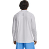 Under Armour Men's White/Mod Grey Knockout Team Long Sleeve T-Shirt