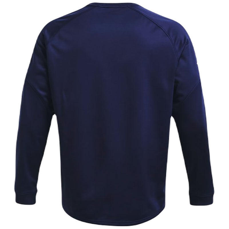 Under Armour Men's Midnight Navy/White Fleece Storm Crew