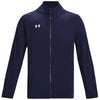 Under Armour Men's Midnight Navy/White Squad 3.0 Warm-Up Full Zip Jacket