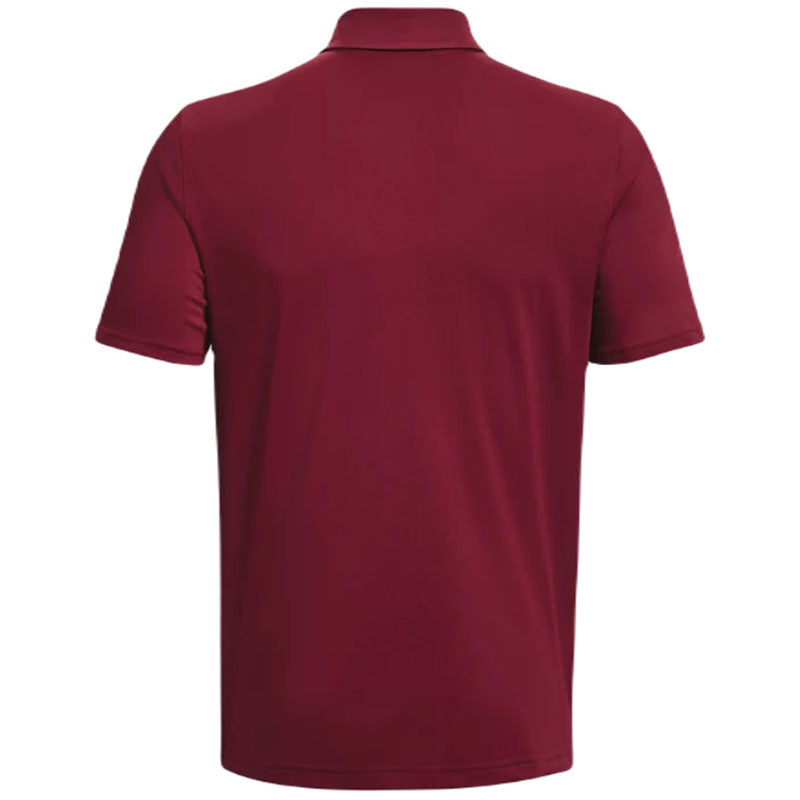 Under Armour Men's Cardinal/White Tech Team Polo