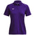 Under Armour Women's Purple/White Tech Team Polo