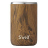 S'well Brown Teakwood 12 oz Drink Chiller