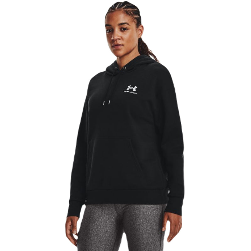 Under Armour Women's Black Essential Fleece Hoodie