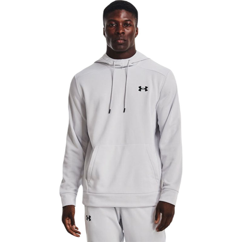 Under Armour Men's Halo Grey/Black Fleece Hoodie