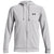 Under Armour Men's Halo Grey/Black Armour Fleece Full-Zip Hoodie