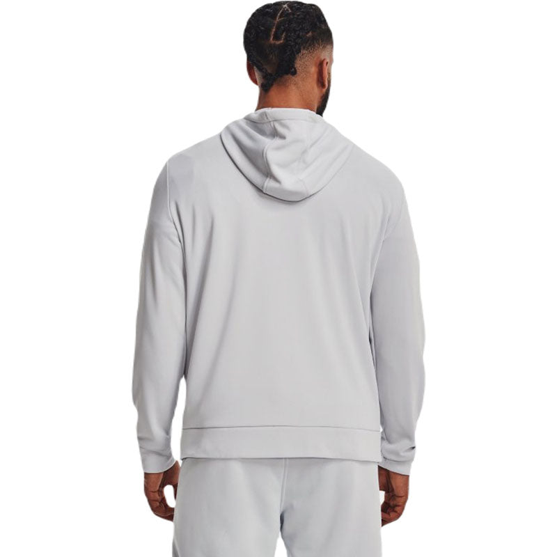 Under Armour Men's Halo Grey/Black Armour Fleece Full-Zip Hoodie